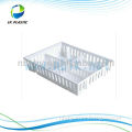 Plastic poultry cage for transport live chickens